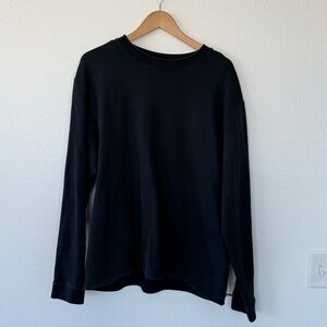 lululemon Women's Navy Crewneck Sweatshirt Perfectly Oversized Crew Size 12